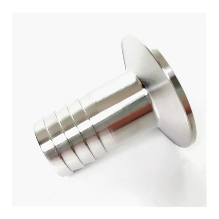 SMGLRUEAT 32 mm (1-1/4 in) Hose x 1.5 in Tri-Clamp SUS 304 Stainless Steel Hose Connector