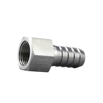 4 mm Hose OD to 1/4" BSPP 304 Stainless Steel High-Pressure Tube Fitting Connector