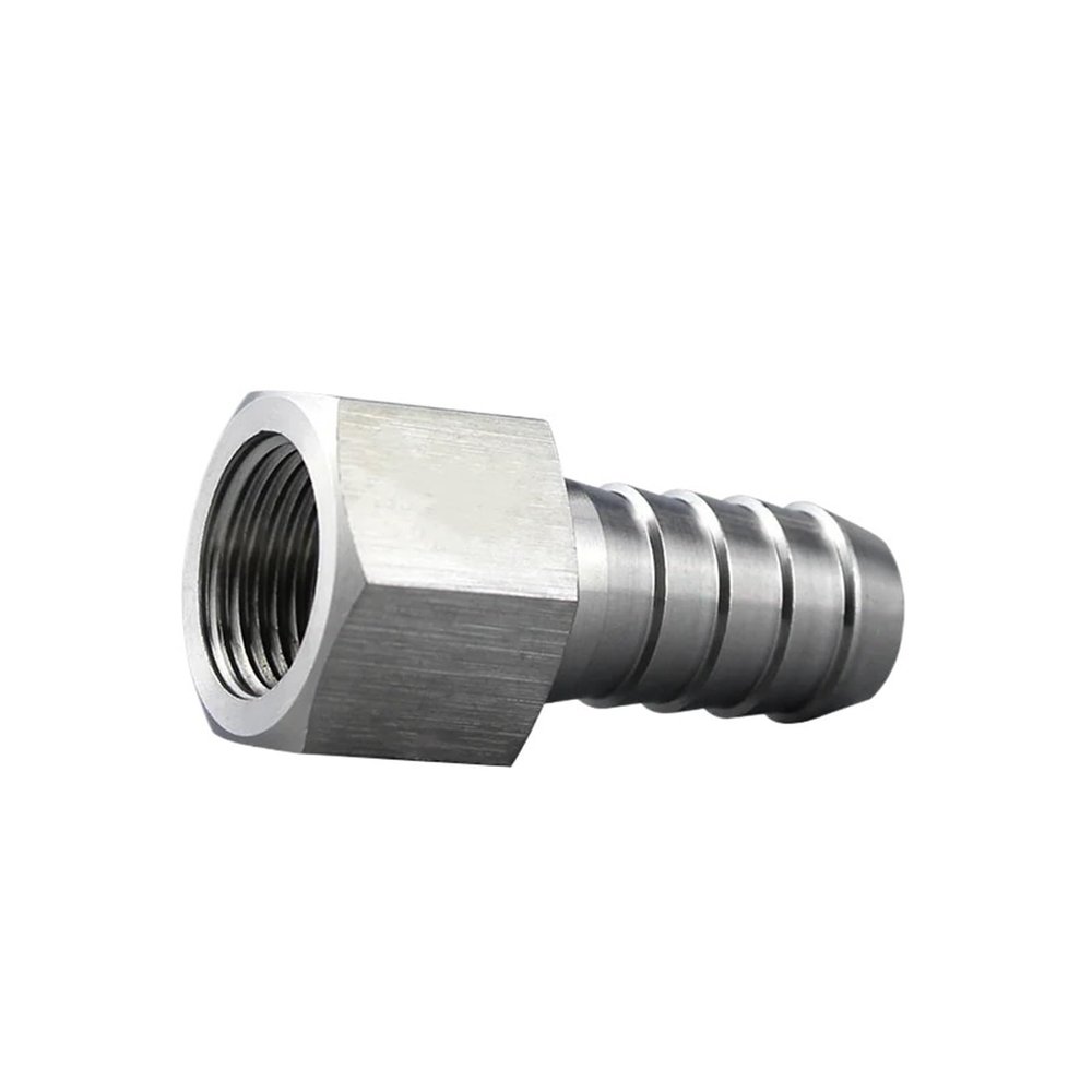 4 mm Hose OD to 1/4" BSPP 304 Stainless Steel High-Pressure Tube Fitting Connector