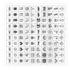 Transparent Light Switch Panel Labels, 100-Pack view 1