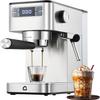 Garvee 15-Bar Espresso & Coffee Machine, Stainless Steel, 1.25 L, 1350 W view 1