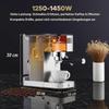 Garvee 15-Bar Espresso & Coffee Machine, Stainless Steel, 1.25 L, 1350 W view 4