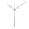 ATOMUSERLY 1-Set Silver Hollow Snowflake NH35 Watch Hands for NH34, NH35, NH36, NH38, NH72, NH70 and 4R Movements (Gun) view 1