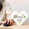 Giftota Housewarming Gift with Heart-Shaped Building Blocks and Lucky Charm view 4
