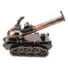SALALIS Handcrafted Metal Tank Sculpture for Desk, Living Room, or Office Decor view 2
