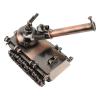 SALALIS Handcrafted Metal Tank Sculpture for Desk, Living Room, or Office Decor view 3