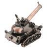 SALALIS Handcrafted Metal Tank Sculpture for Desk, Living Room, or Office Decor view 4
