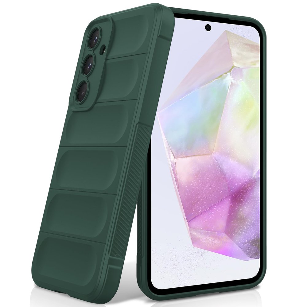 BonYonka Silicone Case for Samsung Galaxy A35 5G, Green