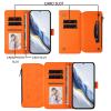 XFDSFDL Wallet Case for Honor X8b LLY-LX1/LX2/LX3 (6.7 in), Orange view 3