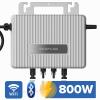 SUNNIVA 1840W Balcony Solar System with 800W ECOFLOW Inverter, 4x 460W Bifacial N-Type Glass-Glass Panels, 5m Connection Cable and 4x 2.5m Solar Cables view 3