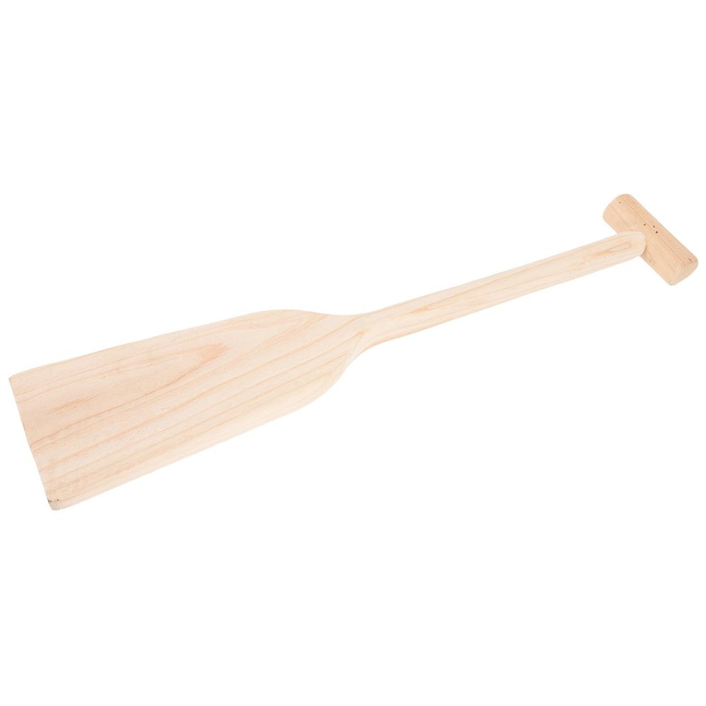 HOLIDYOYO Handmade Wooden Canoe Paddle for Water Sports, Ergonomic, Beige