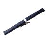 FYXT Genuine Leather Bracelet Strap, Dark Blue with Silver Butterfly Buckle, 14–22 mm (20 mm) view 3