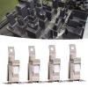 FE Rack Clamp, 304 Stainless Steel, Automatic Clamping, Industrial Frames, 4-Piece Set with Washers view 2