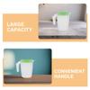 1 L Light Green Plastic Carafe with Lid view 3