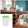1 L Light Green Plastic Carafe with Lid view 4