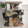 Deer and Floral Duvet Cover Set, 200 x 200 cm, 3-Piece view 2