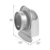 TOPPERFUN 201 Stainless Steel Round Chimney Rain Cap view 2