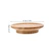 NUOBESTY Wooden Wine Glass Lid and Snack Serving Tray view 2