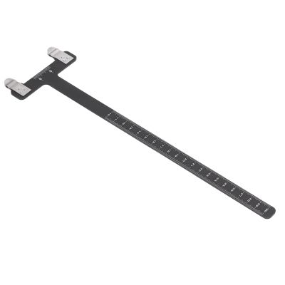 Vvikizy Bow String, Strong Stainless Steel T-Square Ruler for Compound and Recurve Bows, Easy-to-Use Archery Accessory for Daily Training