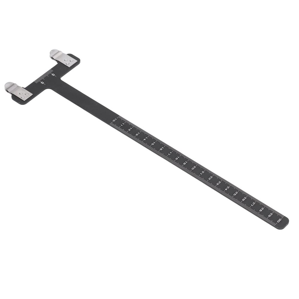 Vvikizy Bow String, Strong Stainless Steel T-Square Ruler for Compound and Recurve Bows, Easy-to-Use Archery Accessory for Daily Training