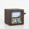 Personalized Wooden Photo Flipbook Crank Box, Custom Animated Photo Book, Home Decor (Walnut Wood) view 1