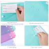 GLOBLELAND Document Folder Set, PP Plastic, 48 Pieces, 6 Colors, with Business Card Pockets, 29.5 x 23.5 cm, for A4 Documents view 4