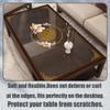 Clear Tablecloth 40 x 60 cm, Heat-Resistant, Transparent view 2