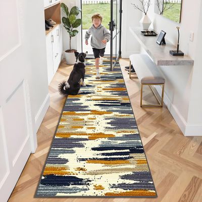Non-Slip Washable Runner Rug for Hallway and Kitchen, 50 x 150 cm