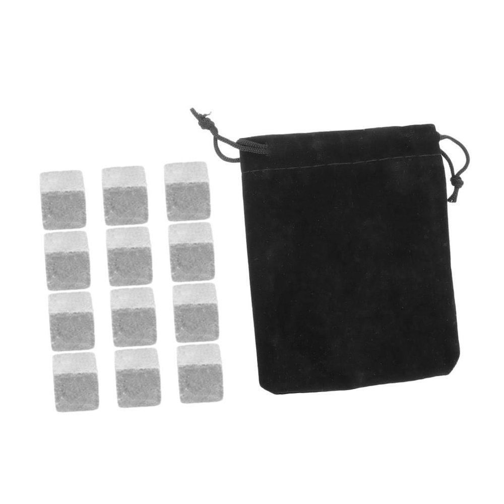 Marble Whisky Stones, 12 Pieces, Reusable, Fast-Cooling