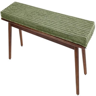 UWOBTN Corduroy Bench Cushion, 30 x 140 x 5 cm