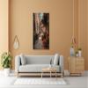 deyoli Canvas Wall Art, Enchanted Alleyway with Flowers and Mediterranean Charm, 80 x 60 cm view 2