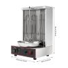 Electric Döner Grill, 3000 W, 2 Burners view 2