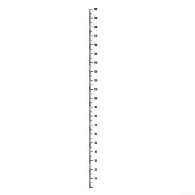 Charming Waterproof PVC Height Chart Sticker for Tracking Children's Growth