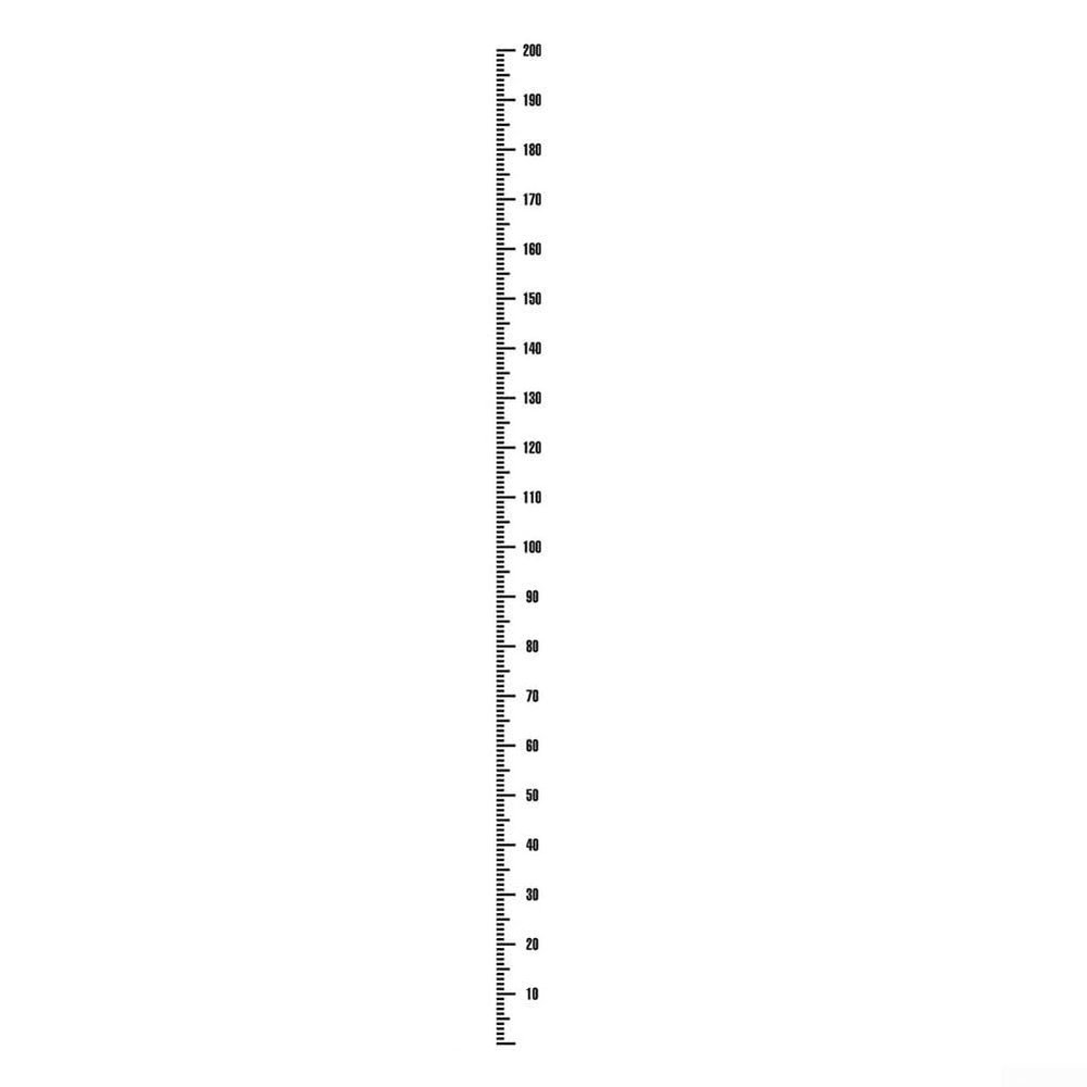 Charming Waterproof PVC Height Chart Sticker for Tracking Children's Growth