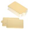 Buachois 300-Pack Gold Rectangular Cake Boards, 100 x 60 mm view 2