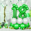 OFFCUP Number Balloon Green, 40" Foil Balloon 10 view 2