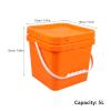 TOVINANNA 5L Plastic Paint Bucket with Lid and Handle view 2