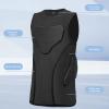 Tomantery Youth Football Padded Protective Shirt, Thickened Padded Vest for Basketball, Chest Protector, Polyurethane (YL) view 4