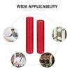 STOBAZA 2-Pack Storage Tubes for Calligraphy Scrolls and Posters, Adjustable 35–62 cm, Cedar Red view 3