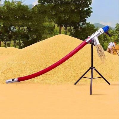 Red Portable Grain Pump with Low Noise and Hose Conveyor, 2 m