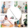Clip Mop, Reusable Cleaning Supplies Without Washing, Kitchen Dust Mop with 4 Refill Cloths view 4