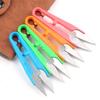 JOINPAYA Ergonomic U-Shaped Sewing Scissors, 24 Pieces, Plastic Handle, Lightweight and Safe, Random Color view 2