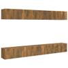 ChicAbode 8-Piece TV Cabinet Set, Smoked Oak, 60 x 30 x 30 cm view 2