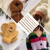 ACKKOR 6-Piece Bamboo Knitting Needle Set, 6, 8, 10 mm, 25 cm, Single-Pointed, for Kids and Beginners view 4