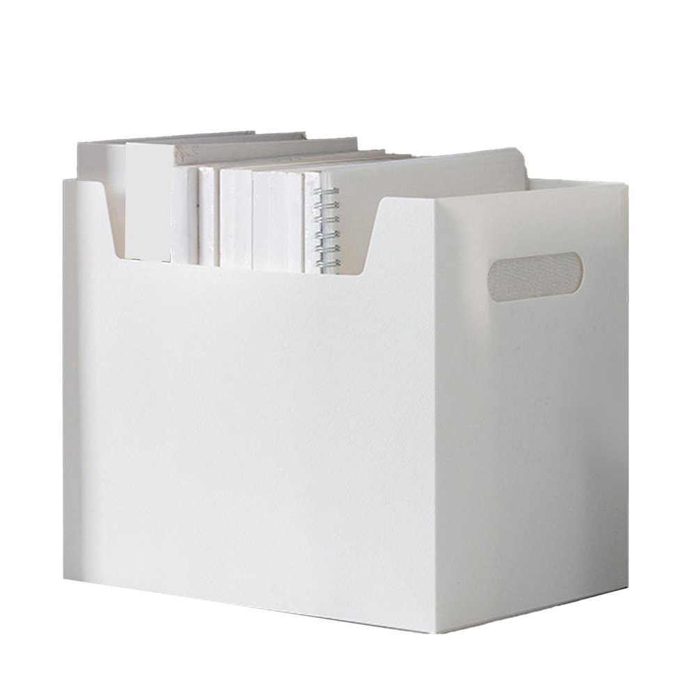 Cryfokt Foldable File Storage Box, Modern Desk Organizer