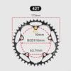 110 BCD Single Chainring for Road Bikes, Narrow-Wide, 5-Bolt, 42T view 2