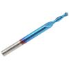 2-Flute Nano-Blue-Coated CNC Ball Nose End Mill, Tungsten Steel, 40 mm view 1