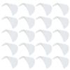 SOPOTUTU 50-Piece Non-Slip Cotton Shoulder Pads, Extra-Thick White Inserts for Women’s and Men’s Clothing view 1