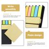TOGEVAL Self-Adhesive Sticky Notes Set with Holder and Organizer view 3
