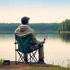 Telescopic Fishing Rod, Two-Stage Extendable Ice Fishing Rod view 2